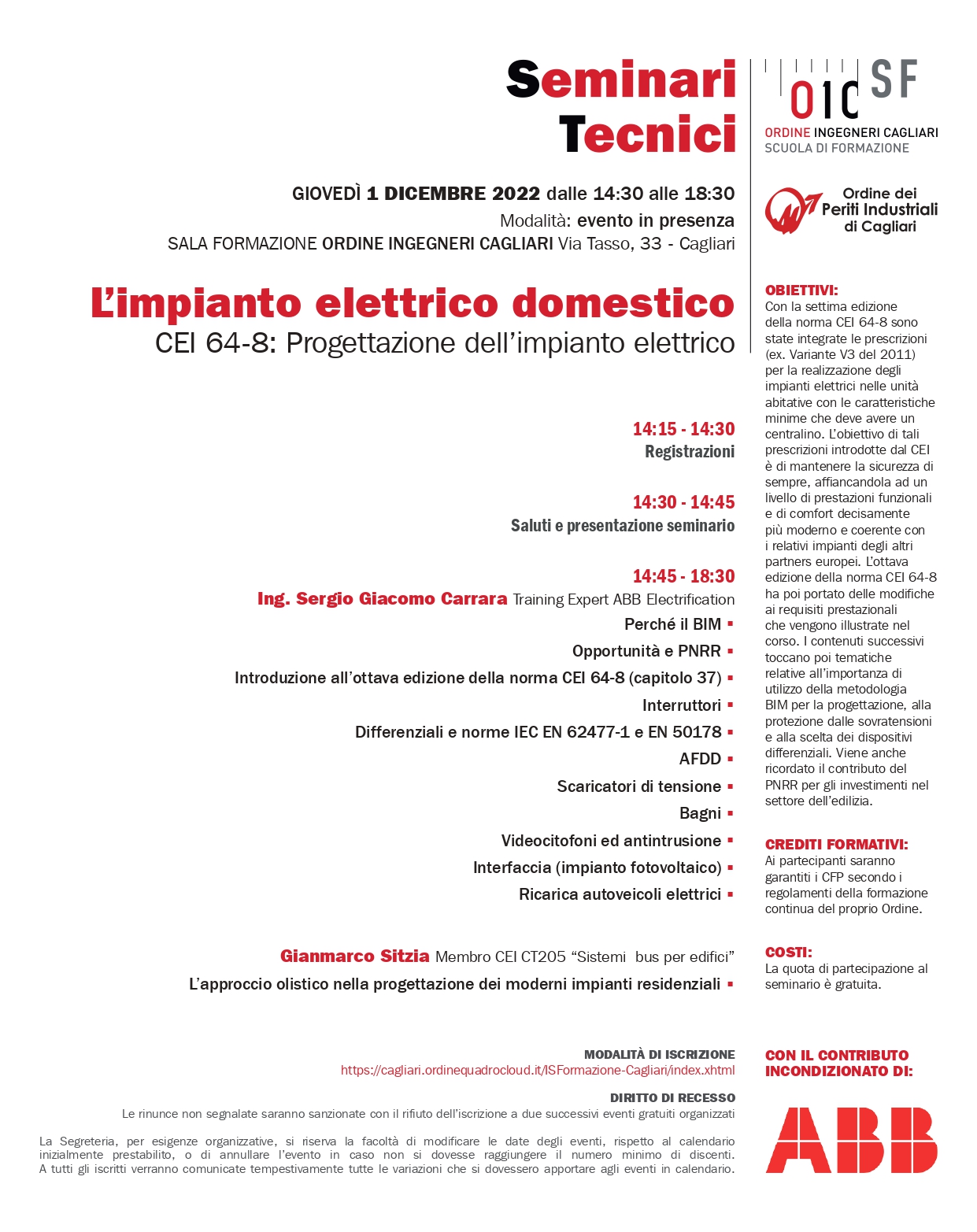 L’impianto elettrico domestico CEI 64-8: Progettazione dell’impianto elettrico